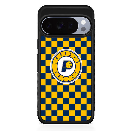 NBA Indiana Pacers Plaid Google Pixel 10 Pro Case | Slim Google Pixel 10 Pro Rubber Case