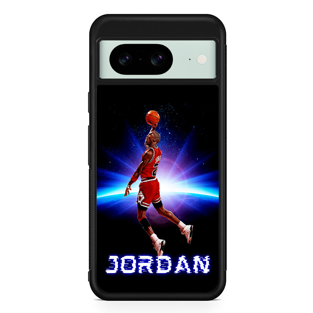 Jordan Slam Dunk Galaxy Google Pixel 8 Case | Durable Protective Cover for Google Pixel 8