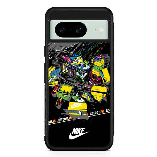 Nike Shopping Box Google Pixel 8 Case | Slim Rubber Case for Google Pixel 8
