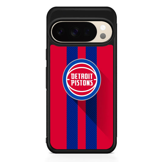 NBA Detroit Pistons Victory Ball Google Pixel 10 Pro XL Case | Slim Google Pixel 10 Pro XL Protective Case