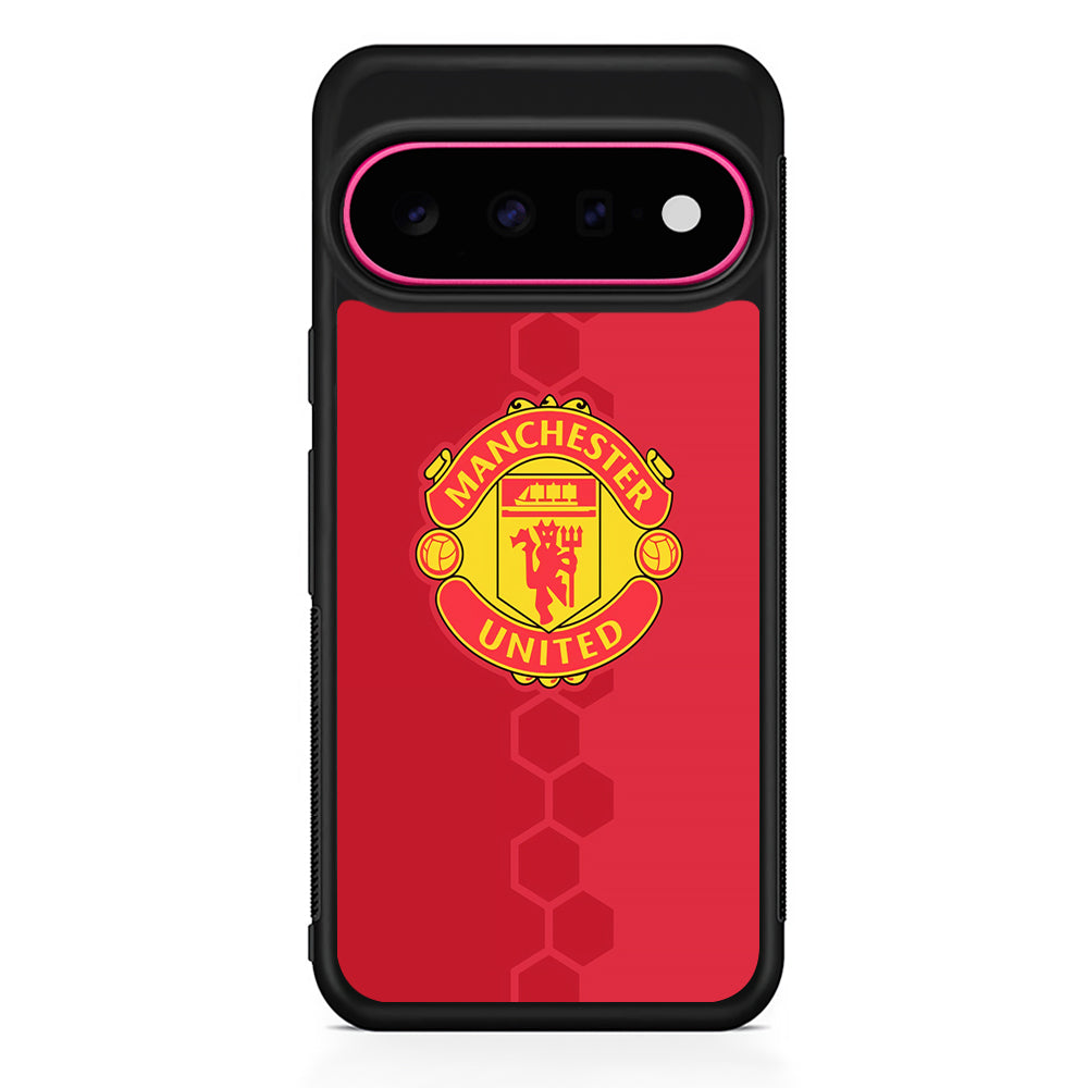 Manchester United Red Emblem Google Pixel 11 Case | Slim Shockproof Cover