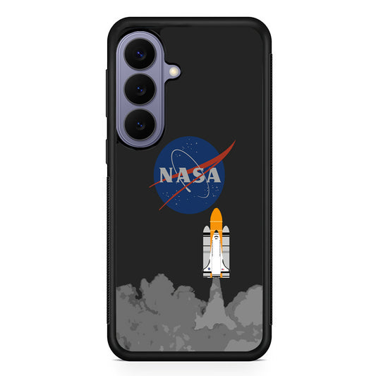Nasa Launch The Future Samsung Galaxy S26 Case | Slim Protective Rubber Case for Samsung S26
