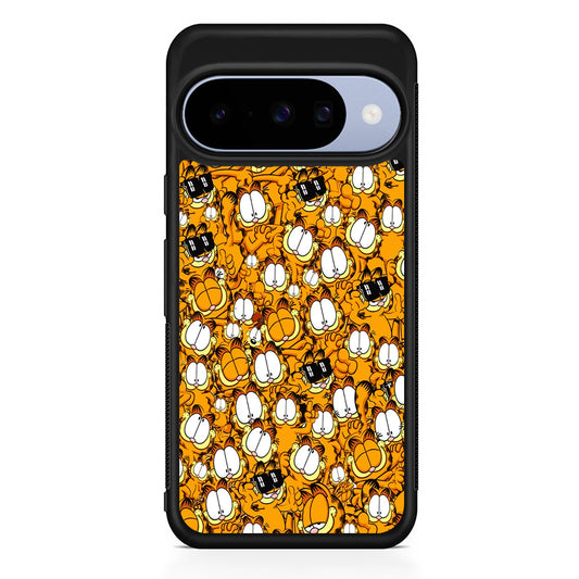 Garfield Cartoon Collage Google Pixel 10 Case | Google Pixel 10 Rubber Protective Case