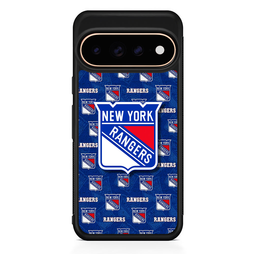 NHL New York Rangers Pattern Google Pixel 11 Pro Case - Stylish Protective Phone Case