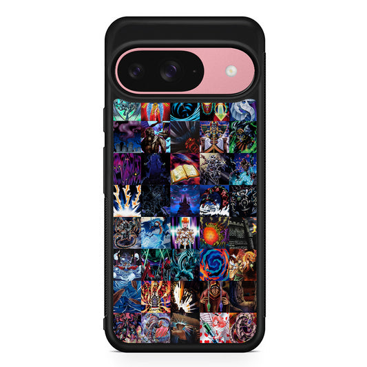 Yu-Gi-Oh Monster Card Collection Google Pixel 9 Case | Google Pixel 9 Protective Rubber Case