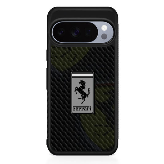Ferrari Silvery Touch Google Pixel 10 Pro Case | Slim Google Pixel 10 Pro Rubber Case