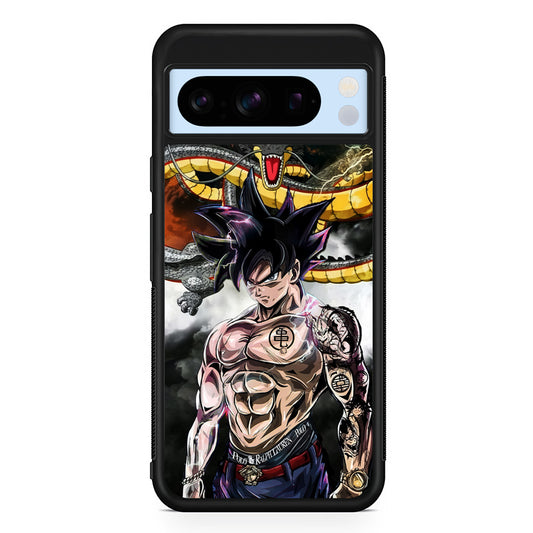 Goku X Shenron Dragon Ball Z Google Pixel 8 Pro Case | Slim Rubber Case for Google Pixel 8 Pro
