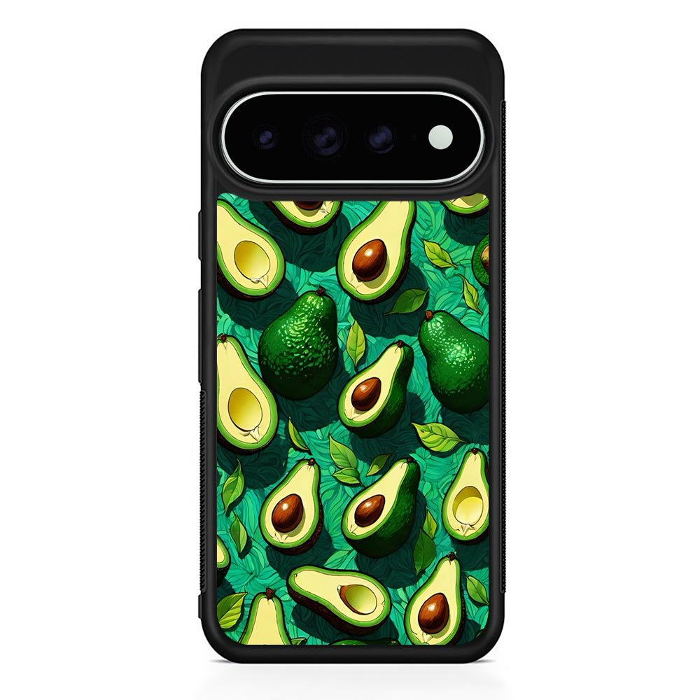 A Pattern of Avocado Cut in Half Google Pixel 11 Pro XL Case - Custom Design Protective Case