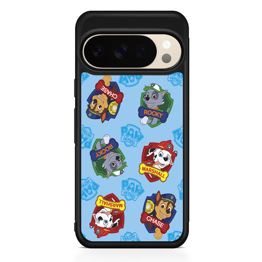 Paw Patrol Blue Background Google Pixel 10 Pro XL Case | Slim Google Pixel 10 Pro XL Protective Case