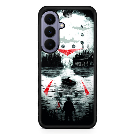 Friday the 13th Silhouette Mask Samsung Galaxy S26 Case | Durable Rubber Case for Samsung Galaxy S26