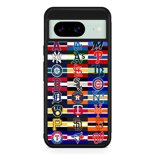 All MLB Teams Jersey Google Pixel 8 Case | Durable Protective Cover for Google Pixel 8