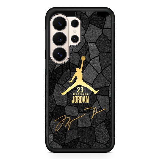Air Jordan Golden Silhouette Samsung Galaxy S26 Ultra Case | Durable Samsung Galaxy S26 Ultra Phone Case