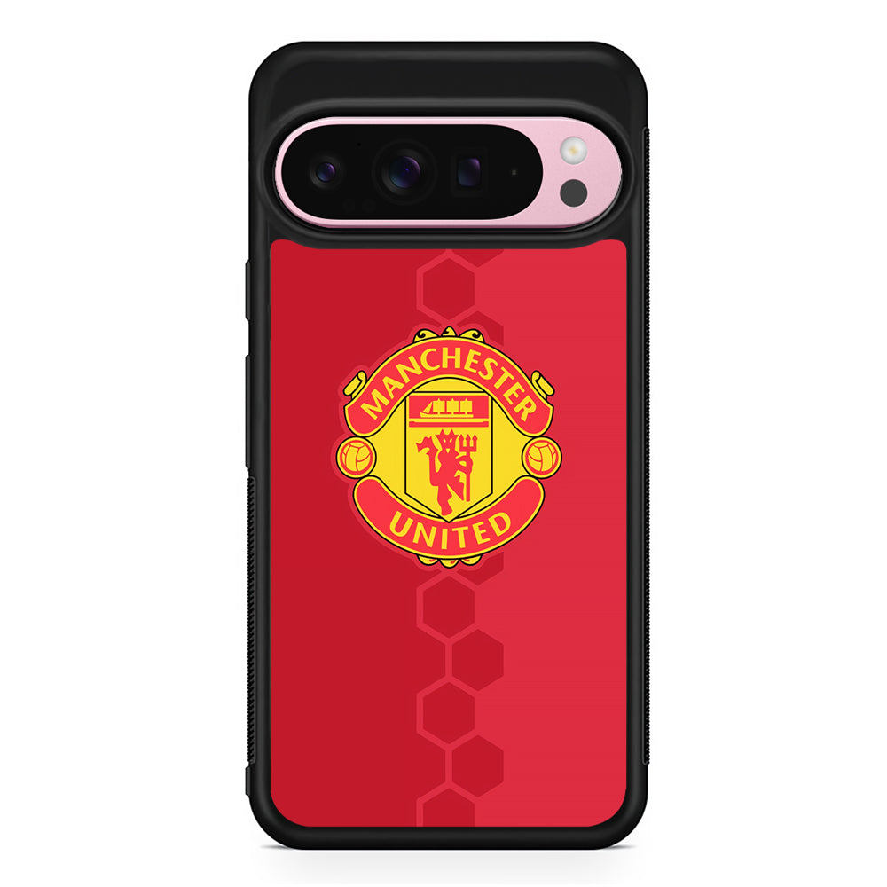 Manchester United Red Emblem Google Pixel 9 Pro XL Case | Protective Cover