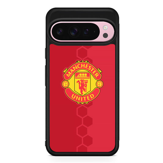 Manchester United Red Emblem Google Pixel 9 Pro XL Case | Protective Cover