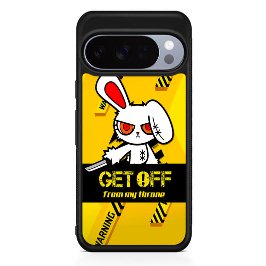 Angry Bunny Throne Google Pixel 10 Pro Case | Slim Google Pixel 10 Pro Rubber Case