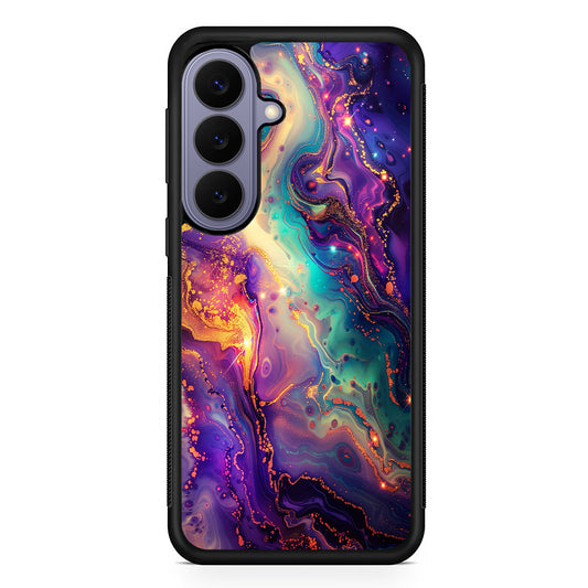 Sparkling Marble Abstract Samsung Galaxy S26 Case | Durable Rubber Case for Samsung Galaxy S26
