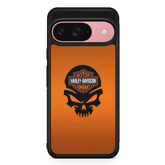 Harley Davidson Skull Silhouette Google Pixel 9 Case | Durable Google Pixel 9 Cover