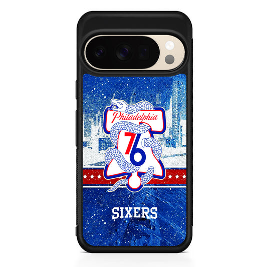 NBA Philadelphia 76ers Sixers Google Pixel 10 Pro XL Case | Slim Google Pixel 10 Pro XL Protective Case