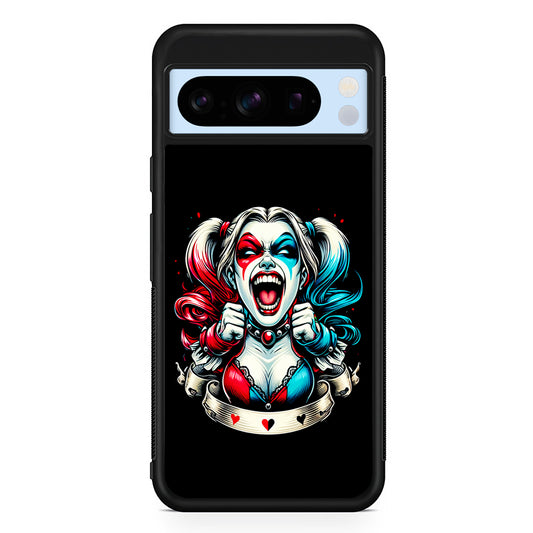 Harley Quinn Scream Google Pixel 8 Pro Case | Slim Rubber Case for Google Pixel 8 Pro