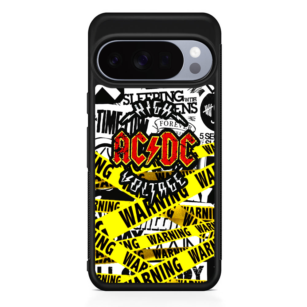 ACDC High Voltage Google Pixel 10 Pro Case | Google Pixel 10 Rubber Protective Case
