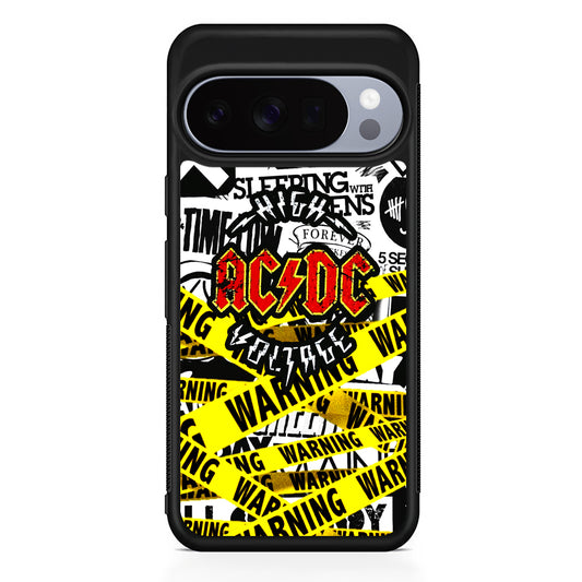 ACDC High Voltage Google Pixel 10 Pro Case | Slim Google Pixel 10 Pro Rubber Case