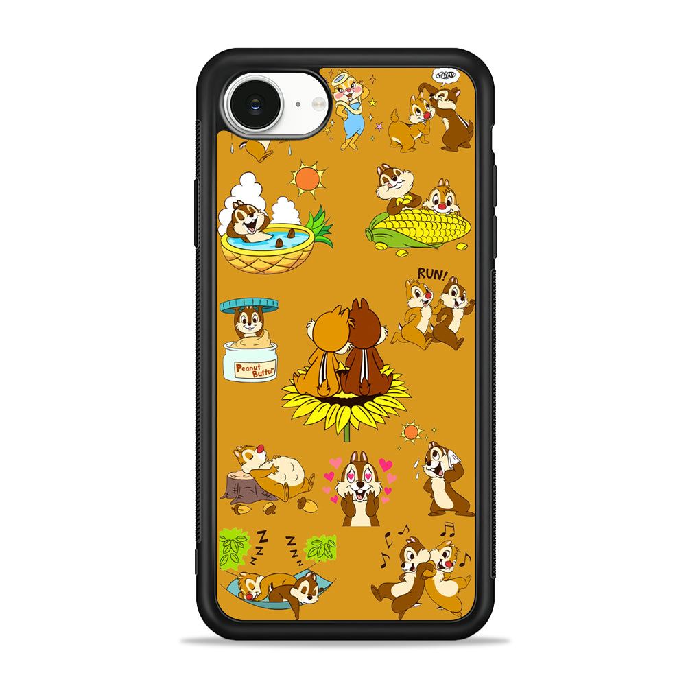Chip N Dale Daily Activities iPhone 16e Case | Protective Phone Cover