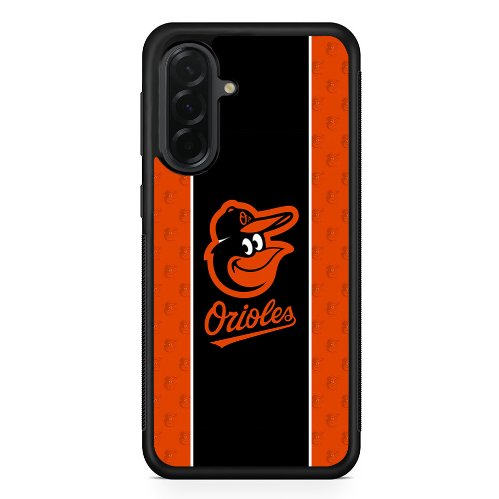 MLB Baltimore Orioles Team Samsung Galaxy A36 Case | Protective Rubber Cover