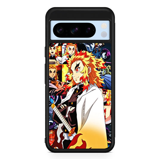 Rengoku Kyojuro Part of Momment Google Pixel 8 Pro Case | Slim Rubber Case for Google Pixel 8 Pro