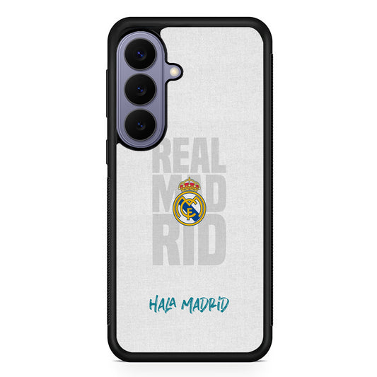 Real Madrid Hala Madrid Samsung Galaxy S26 Case | Durable Rubber Case for Samsung Galaxy S26