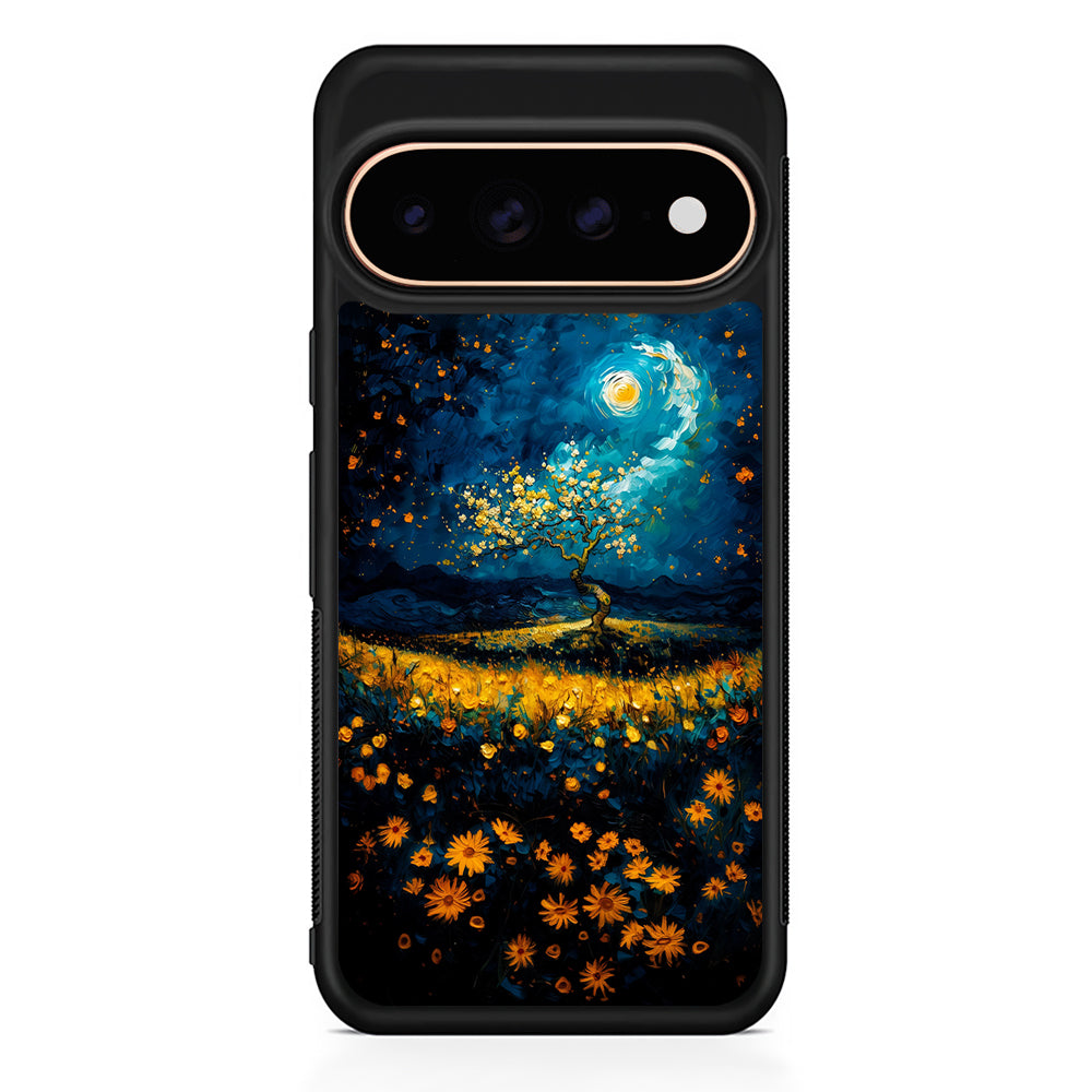 Starry Night Blossoms Painting Google Pixel 11 Pro Case - Stylish Protective Phone Case