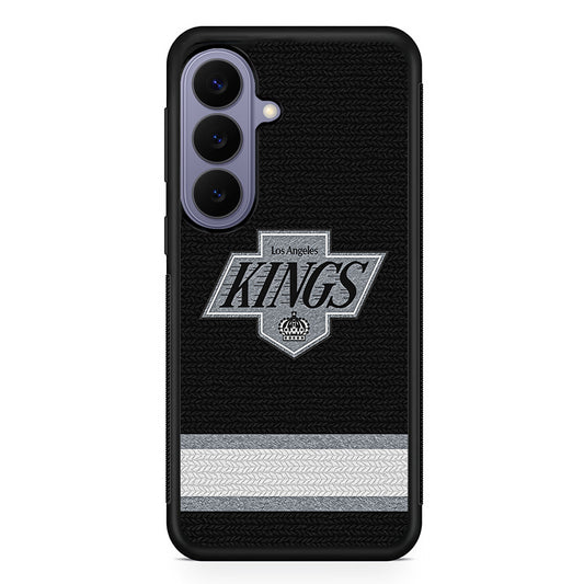 NHL Los Angeles Kings Pattern Samsung Galaxy S26 Case | Durable Rubber Case for Samsung Galaxy S26
