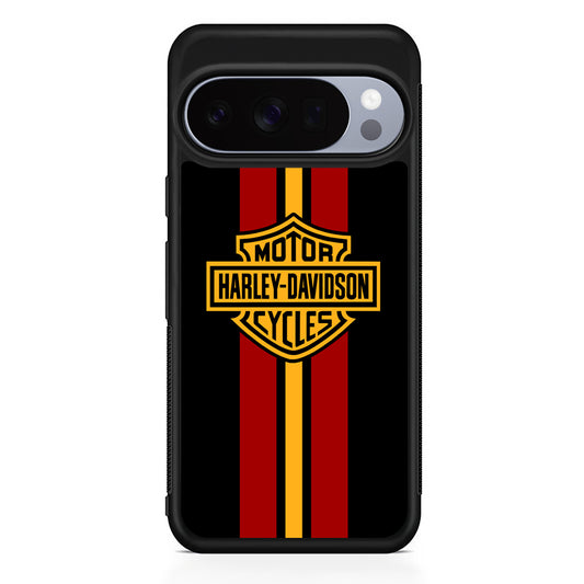 Harley Davidson Red Stripe Emblem Google Pixel 10 Pro Case | Protective Google Pixel 10 Pro Cover