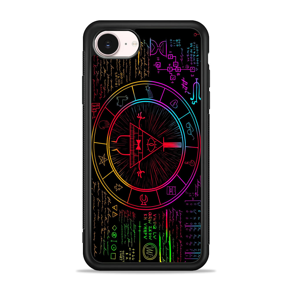 Gravity Falls Bill Cipher Colorful iPhone 17e Case - Silicone Case