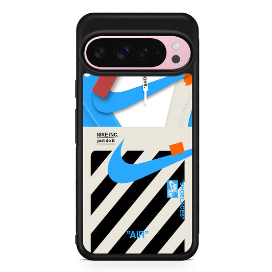 Nike Shoelaces Top Seal Google Pixel 9 Pro XL Case | Protective Cover