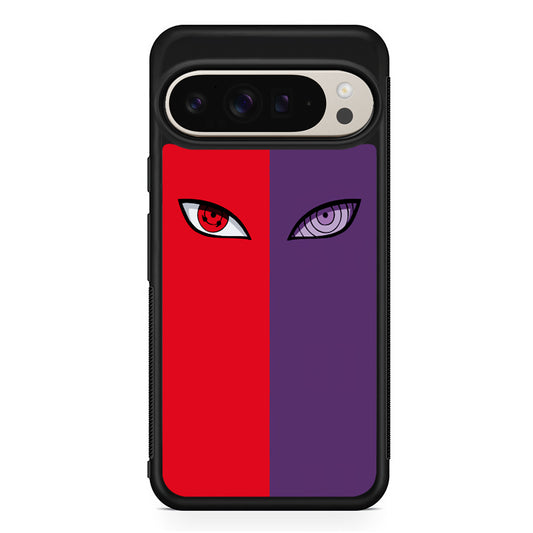 Naruto Sharingan and Rinnegan Google Pixel 9 Pro Case | Slim Protective Cover