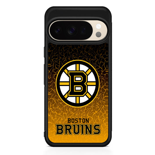 NHL Boston Bruins Team Google Pixel 10 Pro XL Case | Slim Google Pixel 10 Pro XL Protective Case