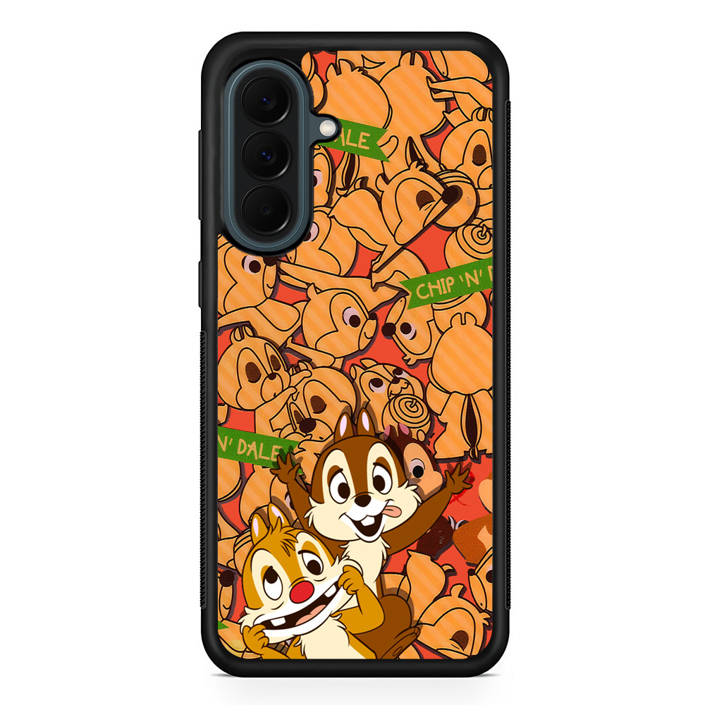 Chip N Dale Face of The Day Samsung Galaxy A37 Case | Samsung Galaxy A37 Rubber Phone Case