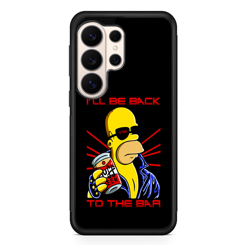 Homer Simpson with Duff Beer Samsung Galaxy S26 Ultra Case | Slim Protective Case for Samsung Galaxy S26 Ultra