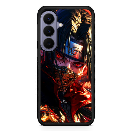 Itachi Uchiha Using a Mask Samsung Galaxy S26 Case | Durable Rubber Case for Samsung Galaxy S26
