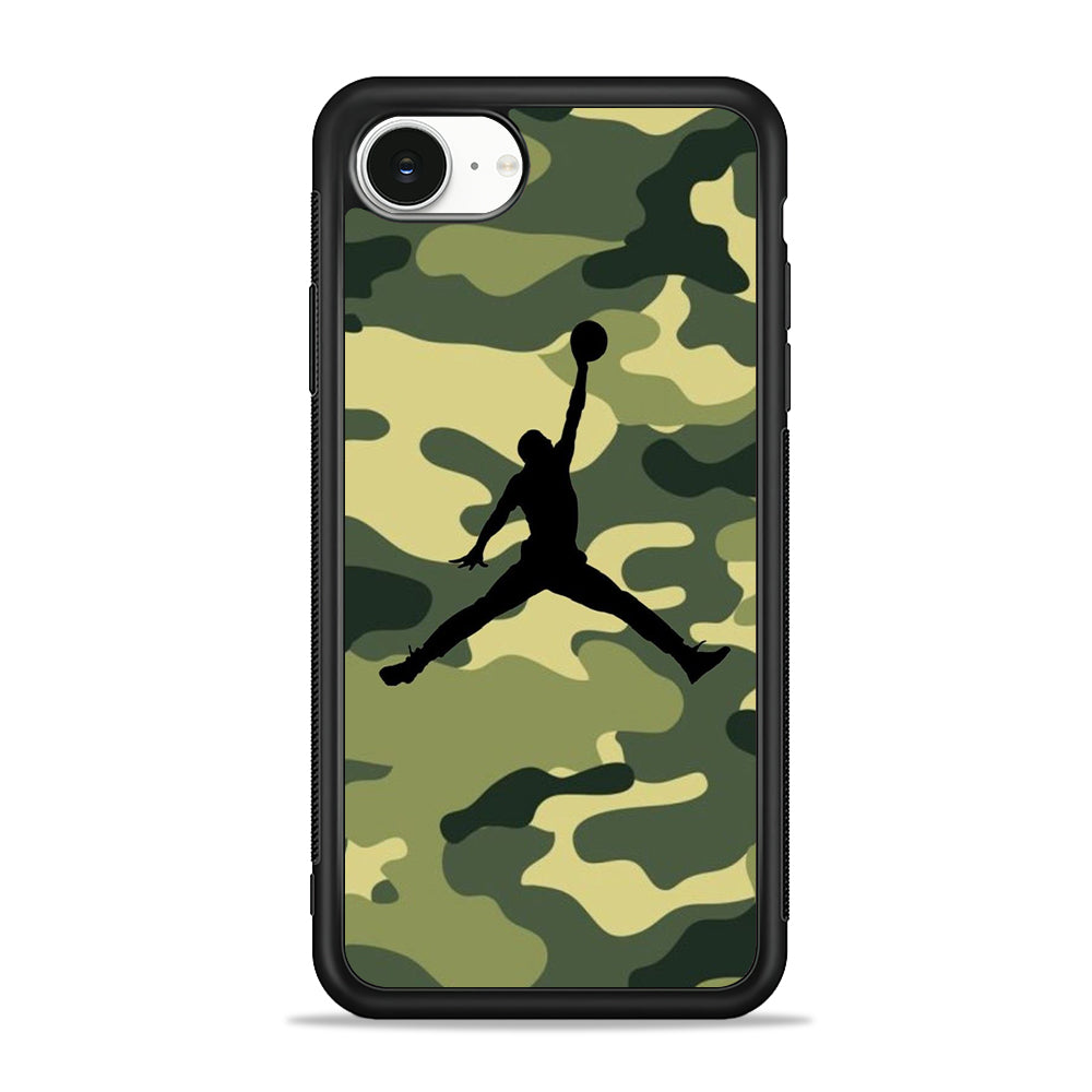 Jordan Camo Fighter iPhone 16e Case - Slim Silicone Case