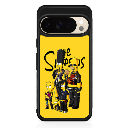 Simpsons Rock n' Roll Family Google Pixel 10 Pro XL Case | Slim Google Pixel 10 Pro XL Protective Case