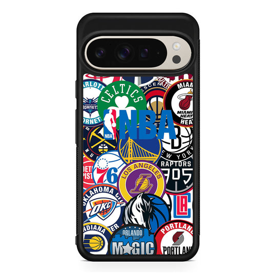 All NBA Basketball Teams Google Pixel 9 Pro Case | Slim Protective Cover