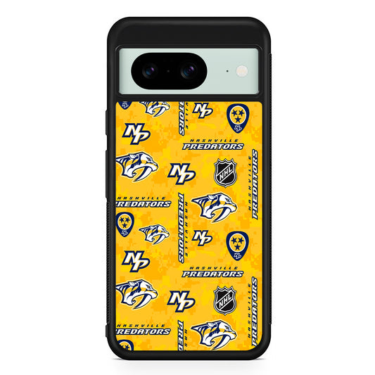NHL Nashville Predators Pixel Google Pixel 8 Case | Durable Protective Cover for Google Pixel 8