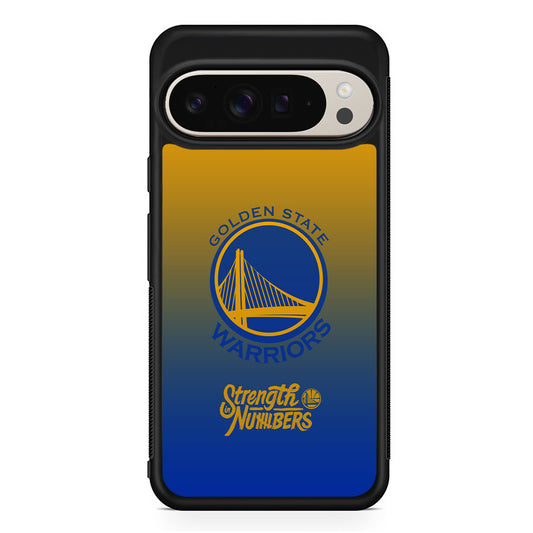 NBA Golden State Warriors Gradient Google Pixel 9 Pro Case | Slim Protective Cover
