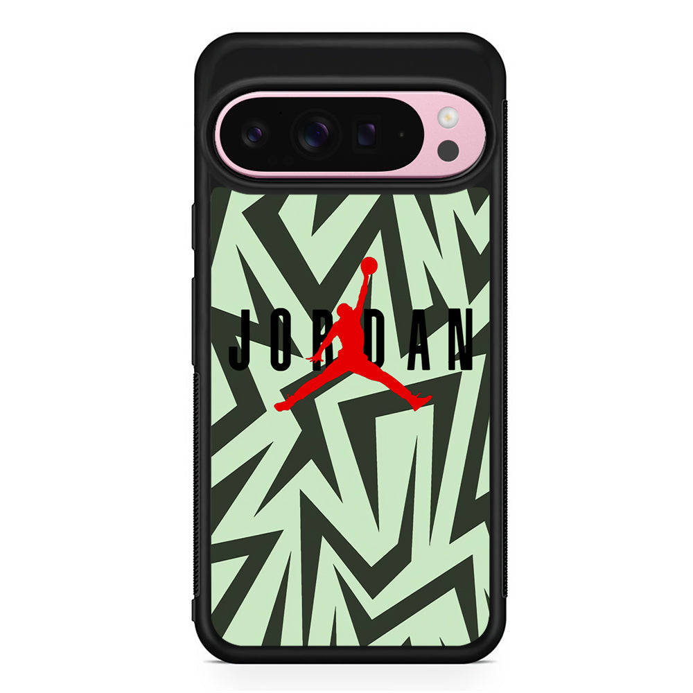 Air Jordan Shape Of Abstract Google Pixel 9 Pro XL Case | Protective Cover