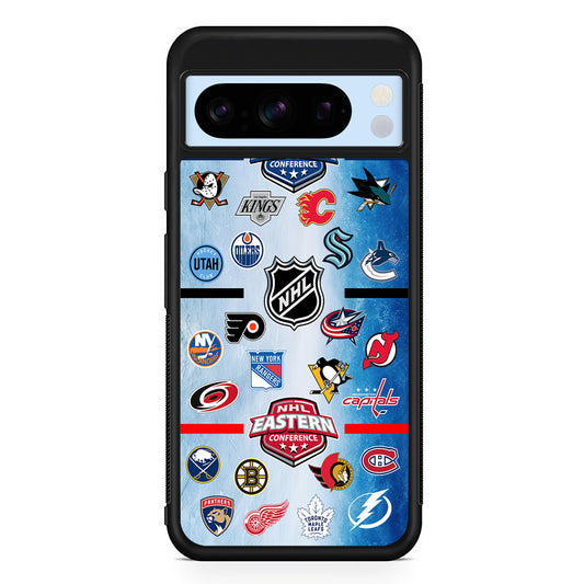 All NHL Teams Logo Google Pixel 8 Pro Case | Slim Rubber Case for Google Pixel 8 Pro