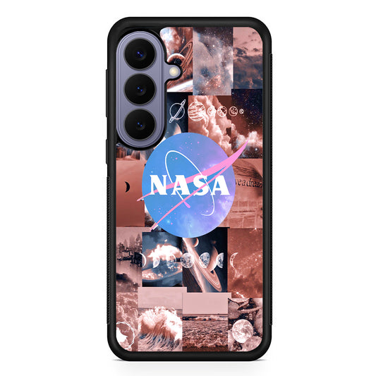 Nasa Universe Post Samsung Galaxy S26 Case | Slim Protective Rubber Case for Samsung S26