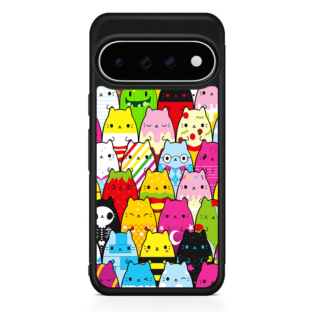 Various Cats Cartoon Google Pixel 11 Pro XL Case - Custom Design Protective Case