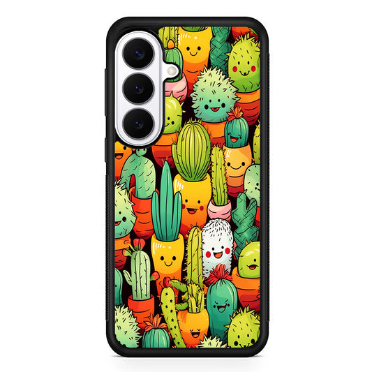 Cactus Cartoon in Pots Samsung Galaxy S26 Plus Case | Slim Protective Cover for Samsung Galaxy S26 Plus