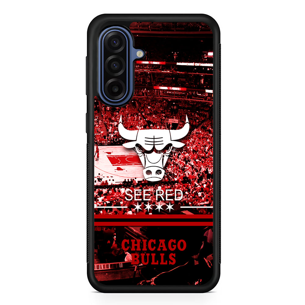 NBA Chicago Bulls See Red Samsung Galaxy A17 Case | Slim Protective Phone Cover